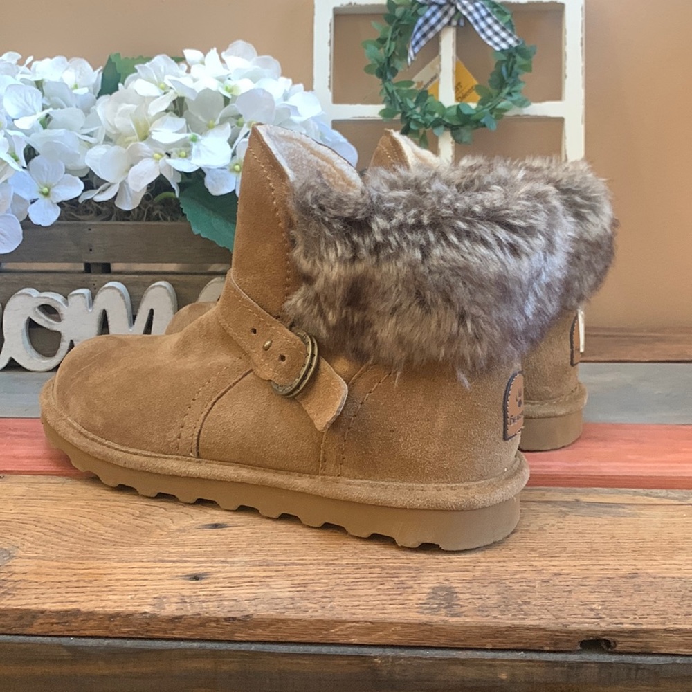 Bearpaw fur boots